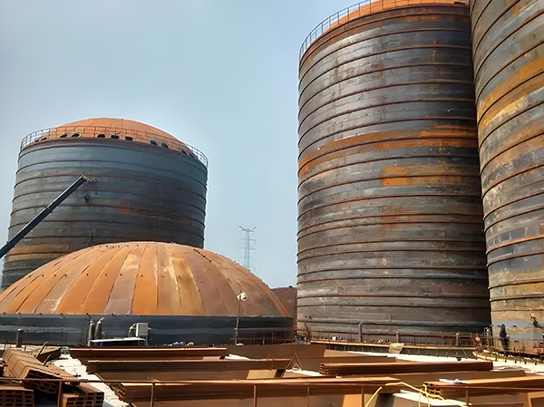 丁青焦粉钢板仓